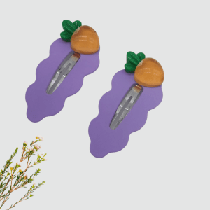 Tiny Carrots Cloud Hairpin