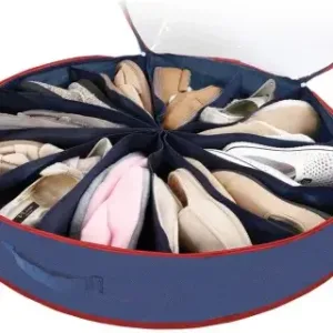 Pack of 12 Shoes Organizer Round Shaped Space Saver Light weight Bag