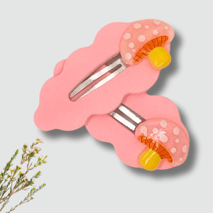 Mushroom Cloudy Hair Pins