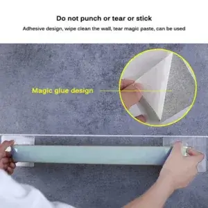 Self - Adhesive Plastic Towel Holder