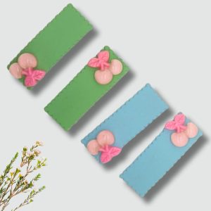 Wavy Square Shape Cherry Blossom