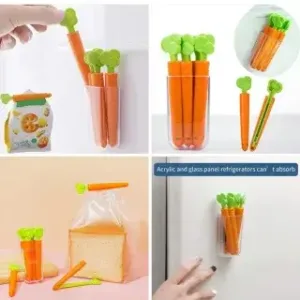 Pack Of 5 - Carrot Style Food Sealing Clip