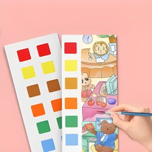 12 Pages Children's Watercolor Drawing Book
