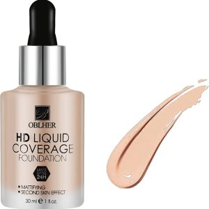 HD liquid coverage foundation mattifying second skin effect 30ml BB catrice