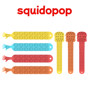 Squidopop Stress Relief Toys Sensory Silicone Sheet