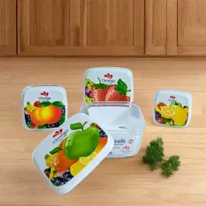 4 Pcs Mini Fresh Keeping Storage Jar