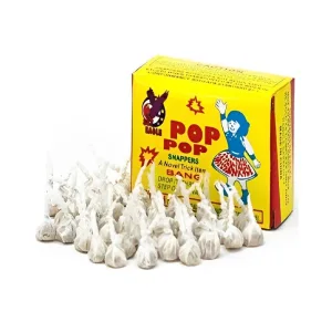 1 box Sparkling And Safe Pop firecrackers For Kids (Each Box 50 PCS)