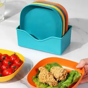 10Pcs Multipurpose Plate set with Holder