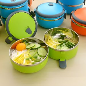 2 Layer Stainless Steel Lunch Box