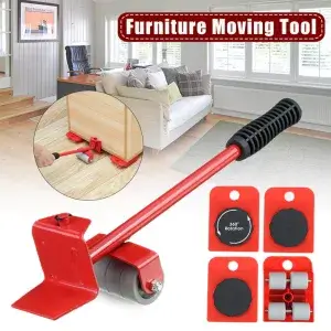 5 In 1 Furniture Transport Roller Set Removal Lifting & Moving Tool