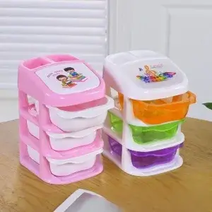 3 Drawer Desktop Storage Box