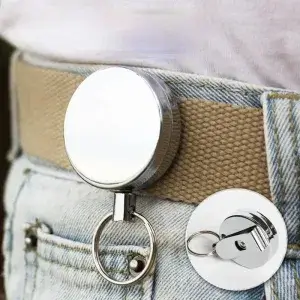 Anti-Lost Steel Rope Keychain