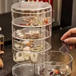 360 Rotatable 5 Layer Jewelry Storage Organizer