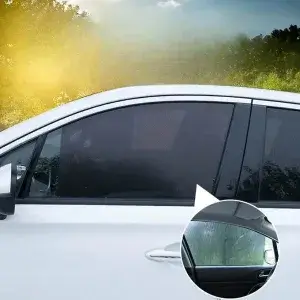 4 Pcs Car Window Sunscreen Privacy Shade Curtain