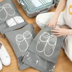 Shoes Storage Bag Closet Organizer Travel Portable Waterproof Pocket