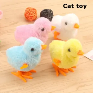 1PCS Creative Wind Up Chick Jumping Chicken